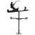 Fisherman Style Weather Vane Roof Bracket Rod Stainless Steel Wind Indicator for Outdoor