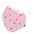 4Pcs Unisex Adult Breathable Mouth Cover Dust Proof Washable Breathing Protective CoverDark Pink