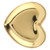 Storage Tray Love Shape Stainless Steel Mini Storage Dish Display Tray for Desktop Decoration Living Room Home Furnishing