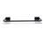 30cm Bathroom Wall Mounted Shelf Space Aluminum Acrylic Towel Rack Bathroom Storage Rack Black