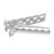 Hot Pot Pan Bowl Gripper Clips Aluminum Alloy Anti Scalding Retriever Tongs Portable Cookware Holder Clamps for Camping Silver