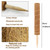 Coir Moss Pole Plant Support Coconut Shell Sturdy Pointed Bottom Coir Totem Pole