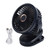 10000mAH USB Clip On Fan Rechargeable Miniature Table Fan Portable 360 Degree Rotate Cooling Fan for Bedroom Office Desktop Blue