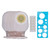 10 Pack Ostomy Bag Non Woven Fabric Disposable Colostomy Bags Safe Leakproof Portable