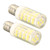 2PCS E12 Dimmable LED Bulb PC 52LEDs 5W 100‑130V LED Candelabra Bulb for Ceiling Fan Light Salt Lamp White Light