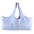 Large Capacity Canvas Handbag Single Shoulder Sport Gym Bag (Grey)