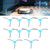 10Pcs Side Brush Fit for Conga 1290 Robot Vacuum Cleaner Home Cleaning Tool Accessories