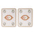 2PCS Coffee Mat Prevent Slip Waterproof Bottom Shockproof Absorbent Dish Drying Mat for Coffee Bar Accessories 40x50cm / 15.7x19.7in