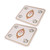 2PCS Coffee Mat Prevent Slip Waterproof Bottom Shockproof Absorbent Dish Drying Mat for Coffee Bar Accessories 40x50cm / 15.7x19.7in
