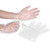 80Pcs Disposable Transparent Gloves Thickened PE Plastic Gloves for Catering Food