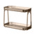 Cosmetic Storage Rack Double Layer Clear Detachable Modern Countertop Cosmetic Organizer for Dressing Table Dark Brown