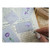 30Pcs Stickers Plants Pattern Romantic Decorative Sticker Set for Scrapbook Stationery Cards Purple