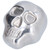 Skull Shaped Ice Cube Stainless Steel Reusable Whiskey Wine Stone for Bar Home Kitchen