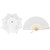 Lace Umbrella + Fan Parasol for Lady Women Party Decor Dancing Photography Prop