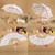 Lace Umbrella + Fan Parasol for Lady Women Party Decor Dancing Photography Prop