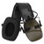 Walker Electronic Earmuffs Noise Cancellation Folding Hearing Protection Adjustable Earmuffs Green
