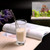Portable Reusable Transparent Heat Resistance Drinking Glass Straw with Cleaning Brush Set