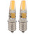 2pcs 2W 12V E12 LED Bulb Energy Saving Power Saving Candelabra Bulb Warm Light Light Bulb