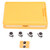 Rolling Toy Storage Bin Toy Storage Organizer Bin with Lid Wheels Children Building Blocks Organizer Orange