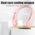 Portable Neck Fan Hands Free Rechargeable Bladeless Neck Fan Wearable Powerful Quiet  Fan for Outdoor Sports Office Travel