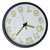 12 Inch Luminous Wall Clock Minimalist Round Quartz Clock for Bedroom Living Room Decoration Black Frame Without Inner White
