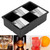 Silicone Ice Cube Maker 6 Cavities Chocolate Candy Tray Mold Kitchen Cooking Tools Black