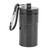 Portable Ashtray Waterproof Lightweight Aluminum Alloy Pocket Ashtray with Lid Keychain for Outdoor Travel Black