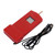 Fence Voltage Tester Portable Electric Fence Fault Finder 15KV LCD Screen for Livestock Farms MLD-004R Red