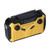 Digital FM AM WB Radio Outdoor Emergency Solar Hand Crank Radio Flashlight LED Reading Light SOS Alarm 2500mAh Battery USB Output 3.5mm Headphone Jack