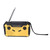 Digital FM AM WB Radio Outdoor Emergency Solar Hand Crank Radio Flashlight LED Reading Light SOS Alarm 2500mAh Battery USB Output 3.5mm Headphone Jack