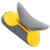 Memory Foam Nap Pillow Office Noon Sleeping Pillow School Table Desk Pillow for Students Lemon Yellow 38x33x15cm