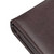 Snap Coin Purse Short PU Leather Multi Card Position Zippered Men's Wallet for Daily Brown