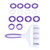 Fondant Dough Roller Cutter Biscuits Pastry Mold Household Baking Cake DIY Decorating Tool