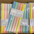 5 Pairs Octagonal Sushi Chopsticks Japanese Style Pointed Chopstick Set Fashion Color PET Plastic Chopsticks B