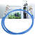 1m/3.3ft Blue G1/2-14 CO2 Hose Soda Water Adapter Hose Kit Accessories for SodaStream