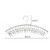 Stainless Steel Sock Drying Rack Curved Folding Laundry Drying Rack Windproof Hanger4.0 Thick Inner Windproof 20 Clips