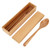 Portable Dinnerware Set Reusable Tableware Wooden Spoon Chopsticks Fork for Travelling Camping