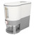 Rice Dispenser Household Food Grade Dry Sealed Grain Cereal Dispenser Bucket for Rice Millet Black Rice Barley Mung Beans Red Beans Small Light Gray