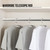 58-98cm Stainless Steel Extendable Telescopic Rod Rail Clothes Hanging Poles Clothing Organizer for Wardrobe Cabinet