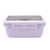 3 Compartments Bento Boxes 1400ml Large Capacity Good Sealing Thermal Lunch Box for Kids Students Workers School Office Purple