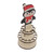 Wooden Christmas Money Holder Desktop Ornaments Multiple Holes Double Layer Cash Holders for Decorations Type C