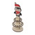 Wooden Christmas Money Holder Desktop Ornaments Multiple Holes Double Layer Cash Holders for Decorations Type C