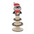 Wooden Christmas Money Holder Desktop Ornaments Multiple Holes Double Layer Cash Holders for Decorations Type C