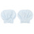 2PCS Coral Fleece Hair Drying Towels Absorbent Rapid Drying Thickening Hair Wrap HatBlue