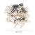 Artificial Flower Wreath White Dogwood Hanging Wreath Welcome Wreath DIY Decor for Front Door Home Wall Porch Patio