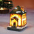 LED Christmas Resin Light House Christmas Decorations Resin Christmas Scene Village House Town for Christmas Gifts