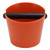 Coffee Knock Box ABS Coffee Dump Bin Round Coffee Ground Container for Semi Automatic Coffee Machine Orange