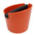 Coffee Knock Box ABS Coffee Dump Bin Round Coffee Ground Container for Semi Automatic Coffee Machine Orange