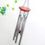 Wind Chime Multi Aluminum Pipe Wooden Decorative Wind Chime Gift for Cabin Home Door Window Platform Silver White Tube