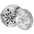 Mini Portable Zinc Alloy Smoke Grinder Manual Smoking Crusher Grinding Tool AccessoriesSilver